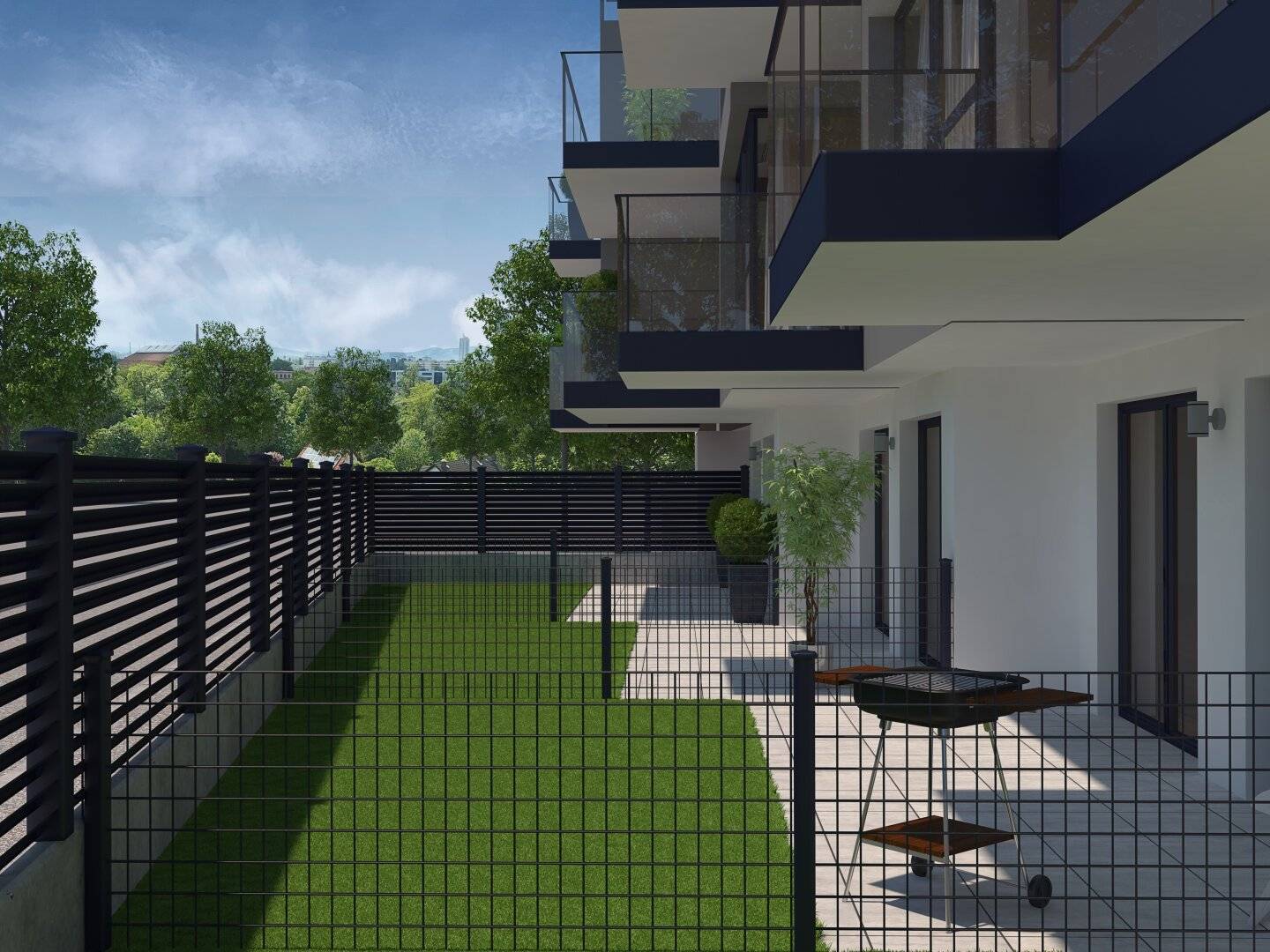 Apartment new build with garden and U3 access