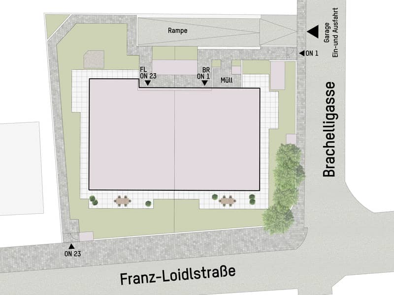 New build apartment near the Old Danube with terrace and U1 access