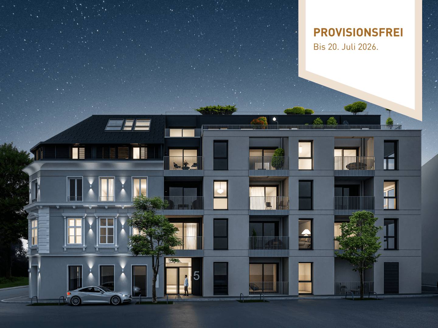 Wohnung im Elisenviertel Erstbezug Westloggia