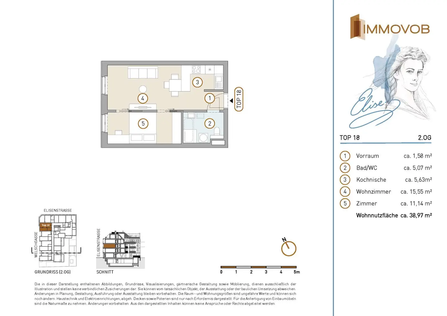 Apartment Elisenviertel New Build Loggia