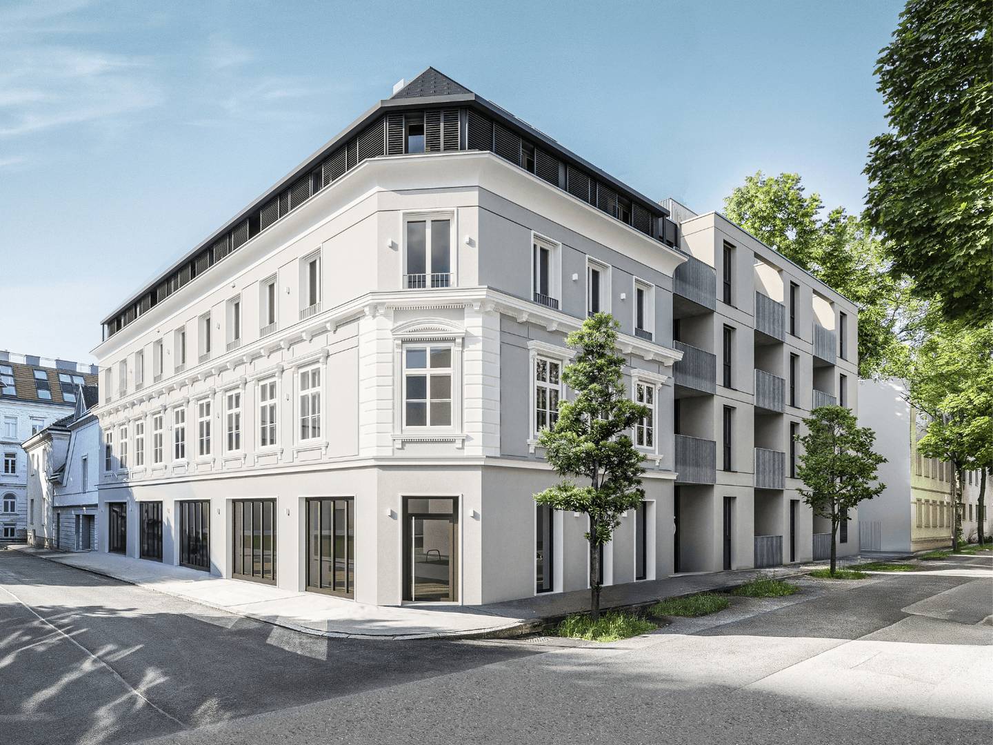 Ground floor apartment garden sun Liesing