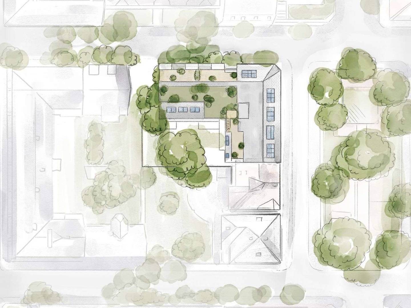 Neubauwohnung Elisenviertel Parkblick