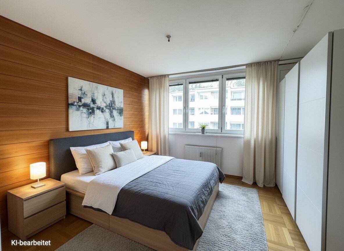 Wohnung mit Loggia und Blick ins Grüne nahe Wien