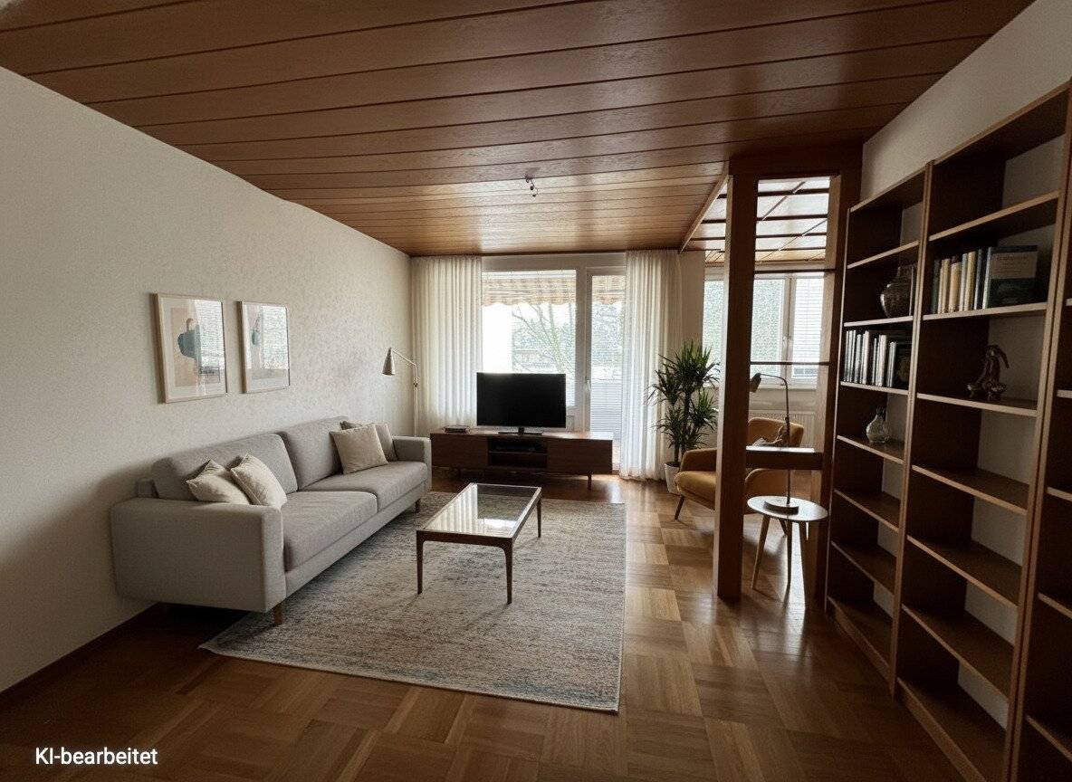 Wohnung mit Loggia und Blick ins Grüne nahe Wien