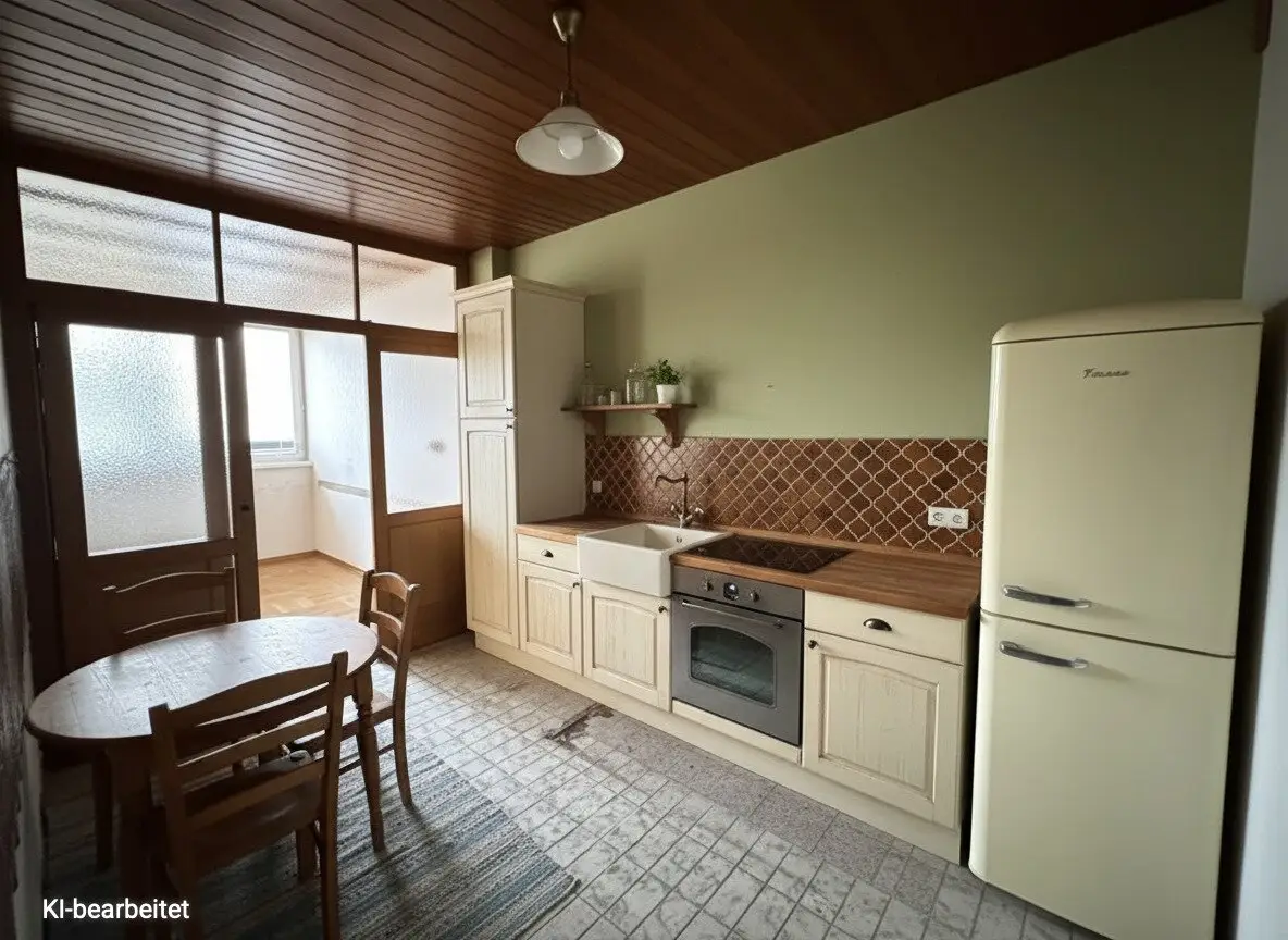 Wohnung mit Loggia und Blick ins Grüne nahe Wien
