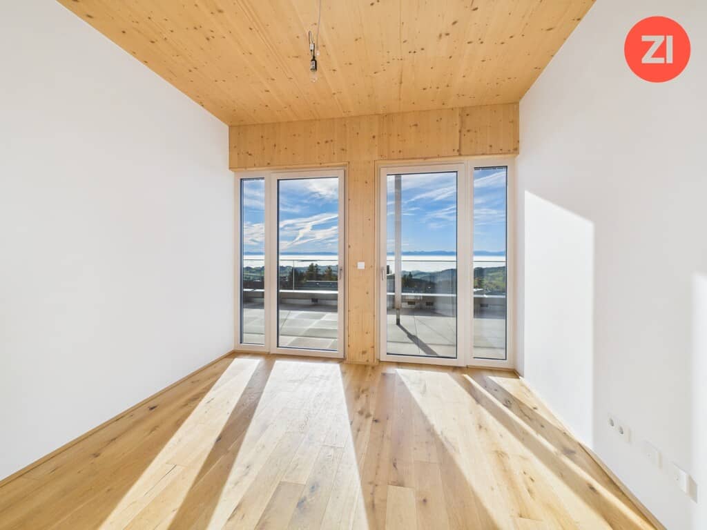 Dachgeschosswohnung with terrace and Linz view