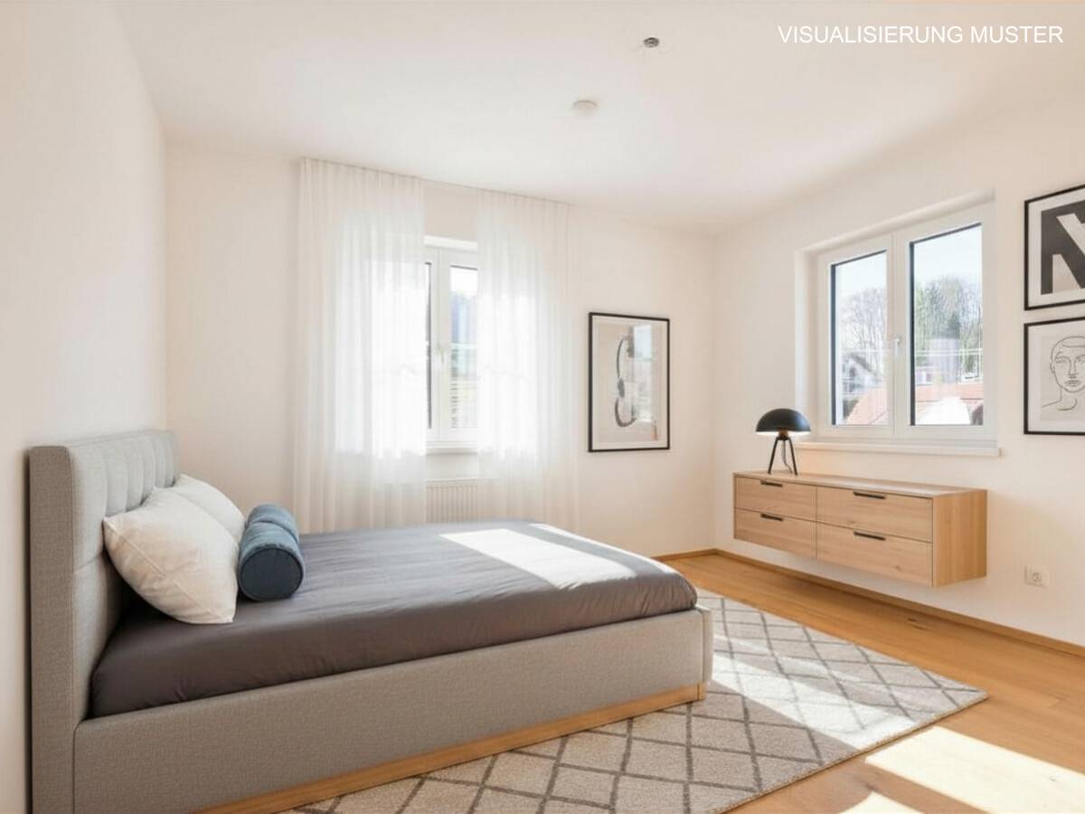 Neubau schlüsselfertig Wohnung mit offenem Wohnbereich nahe dem Attersee