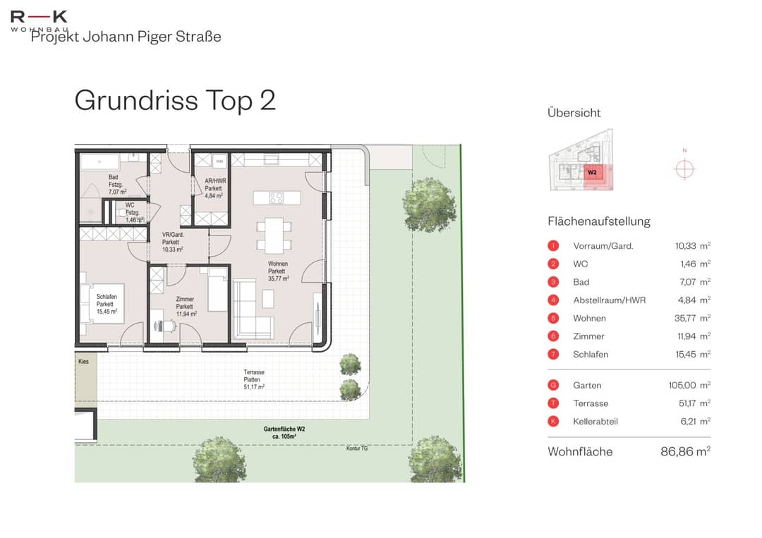 Ground floor apartment with private garden