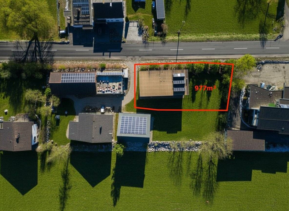 Plot of land with hall and wood chip heating, perfect for self employed, tradespeople and owner occupiers