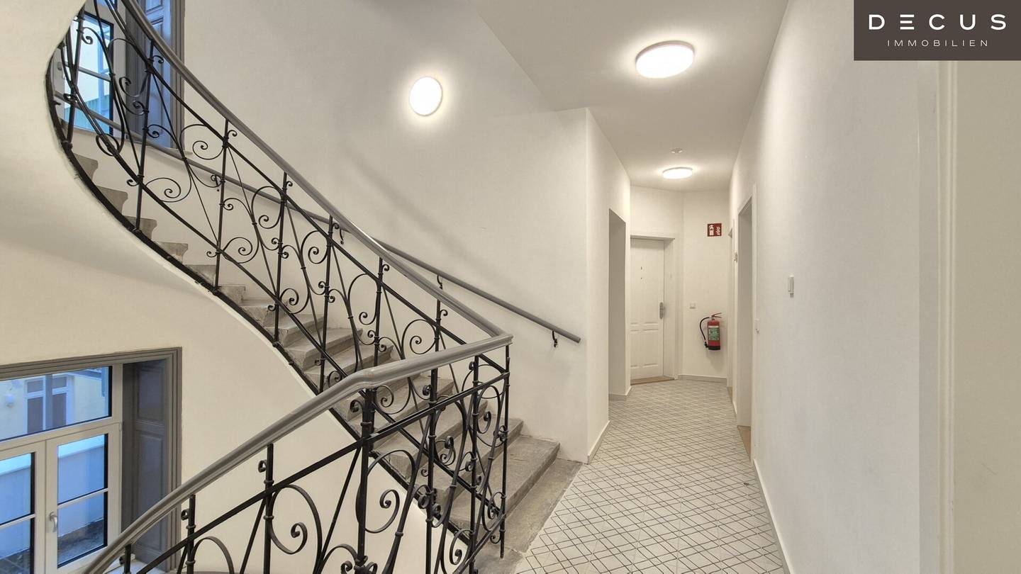 Art Nouveau top renovated historic building with new attic floor completed