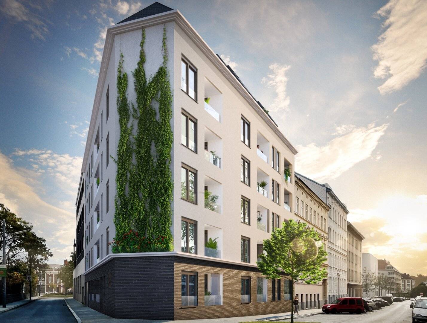 FERCHERGASSE - Modern residential project with 32 new apartments in Vienna Hernals