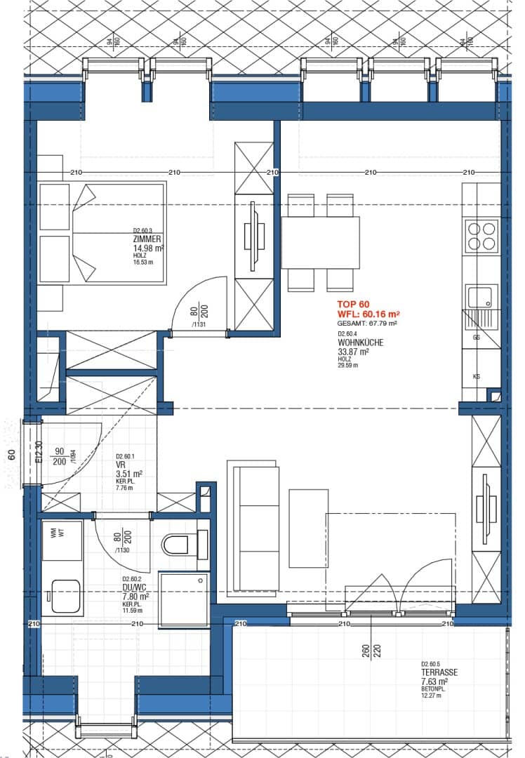 Wohnung mit großzügigem Balkon U3 Kendlerstraße