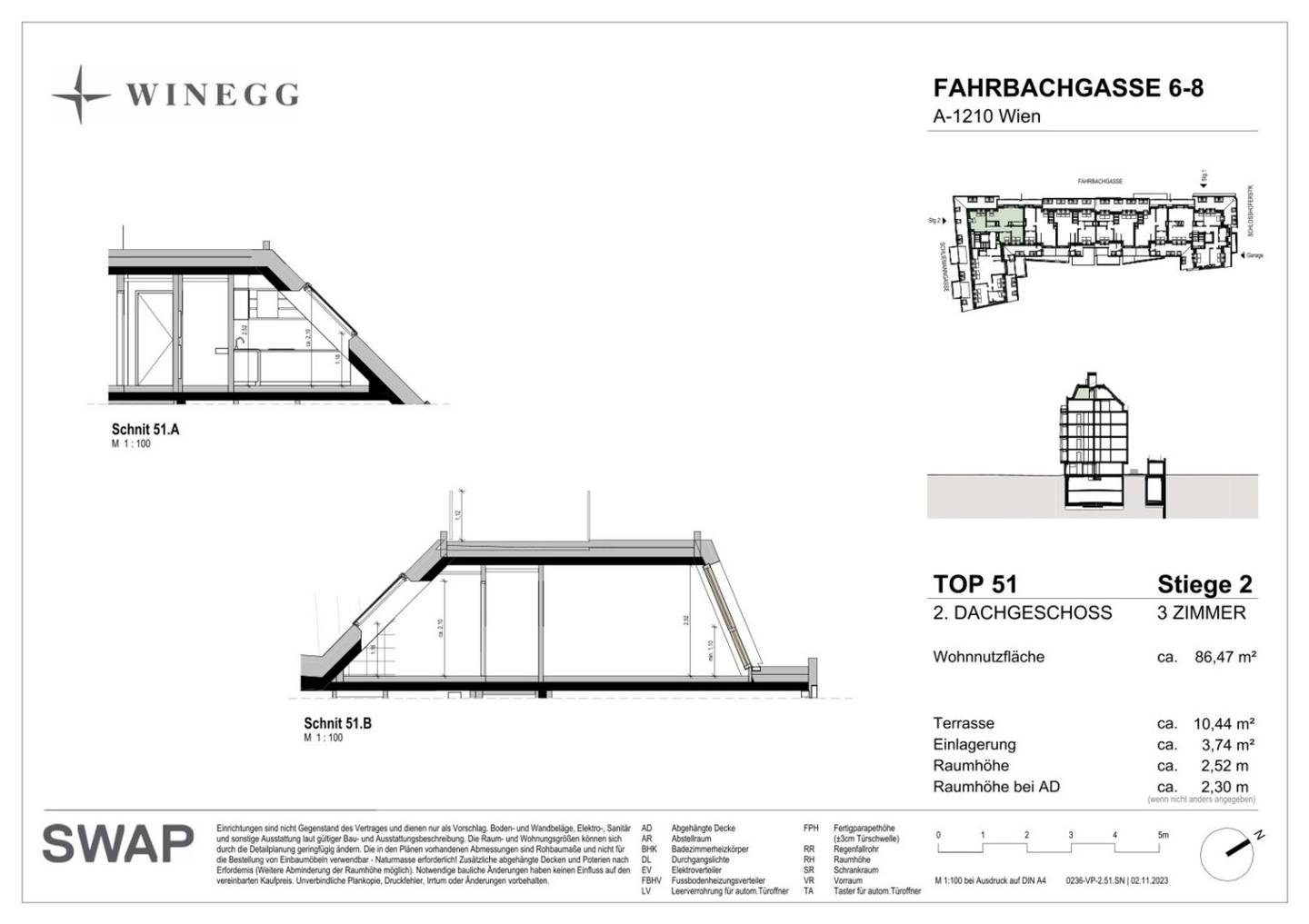 3-Room Penthouse Apartment Vienna