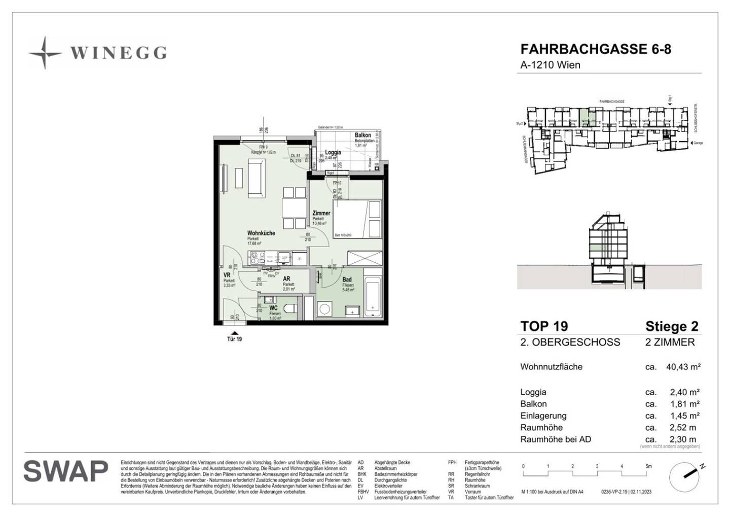 2-Room Apartment with Balcony in Floridsdorf