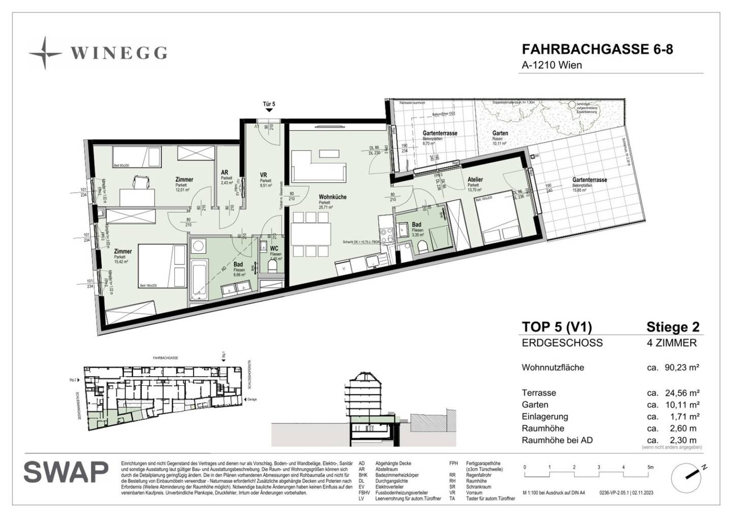 4-Room Apartment Floridsdorf 90m²