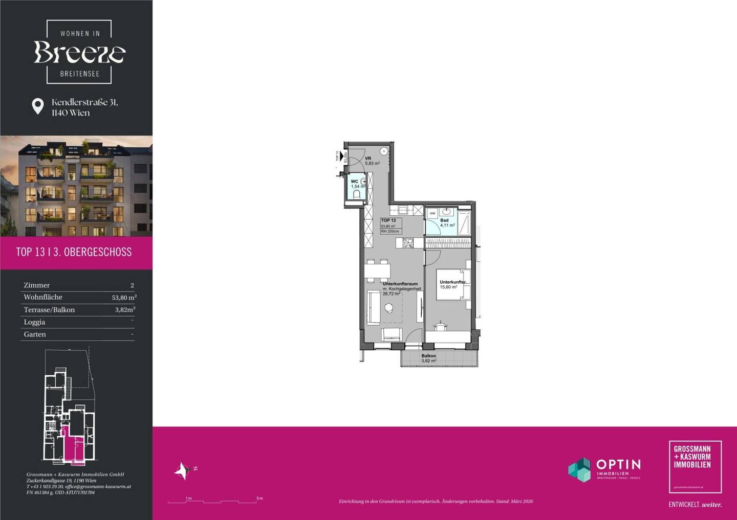 Wohnung Breitensee Neubau Erstbezug Balkon