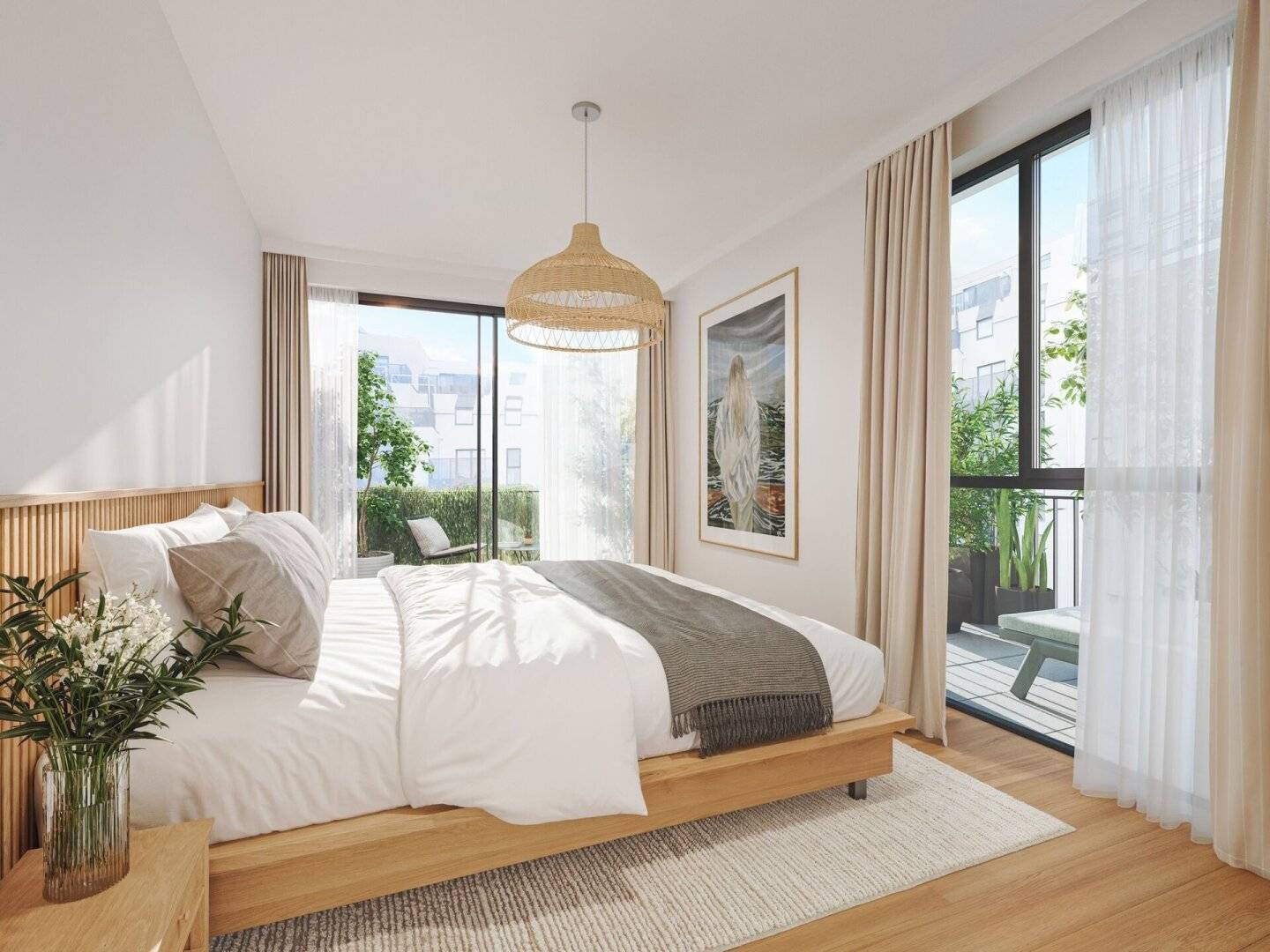 Wohnung Neubau Erstbezug mit zwei Balkonen