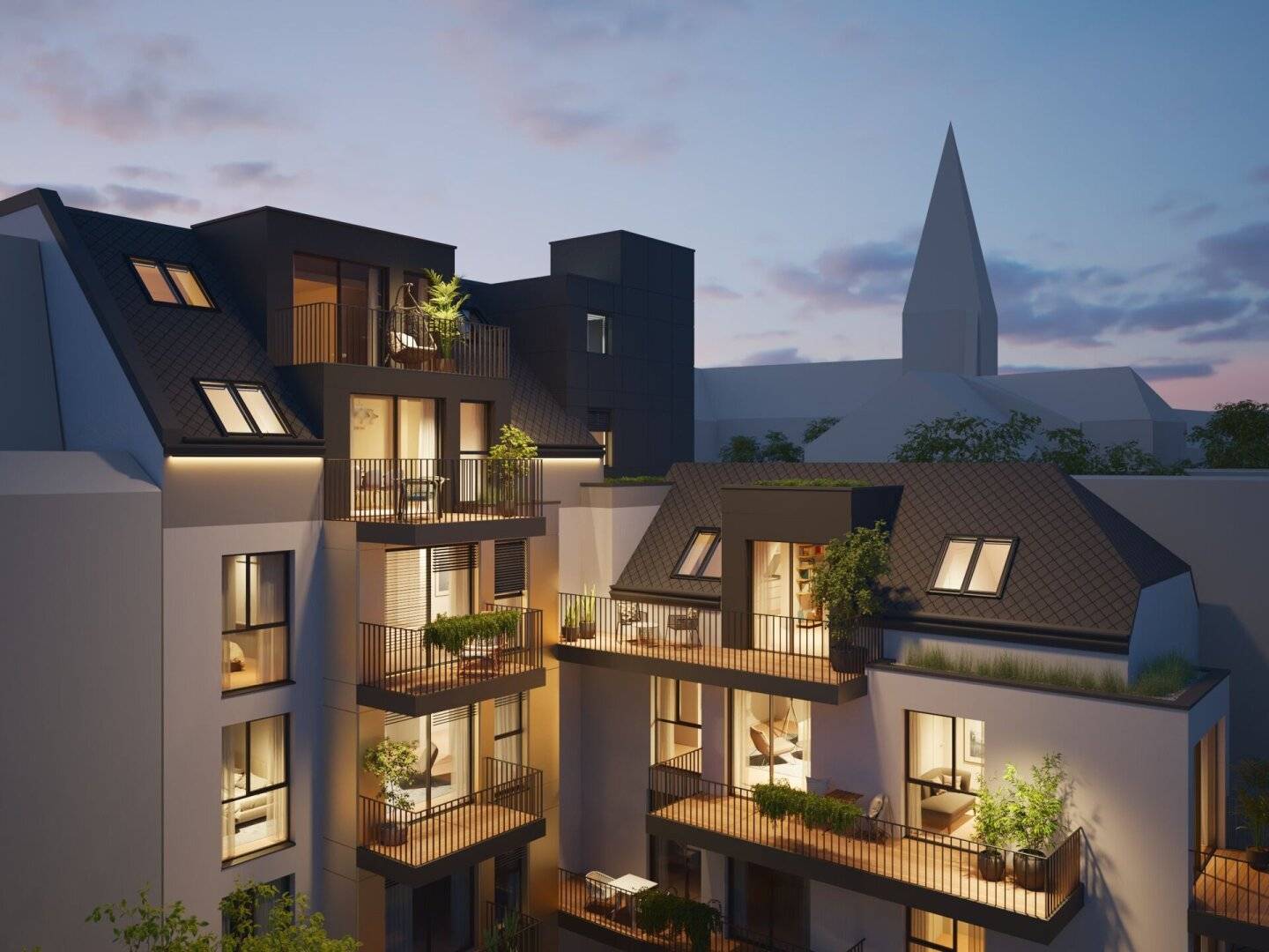 Wohnung Neubau Erstbezug Balkon nahe U3