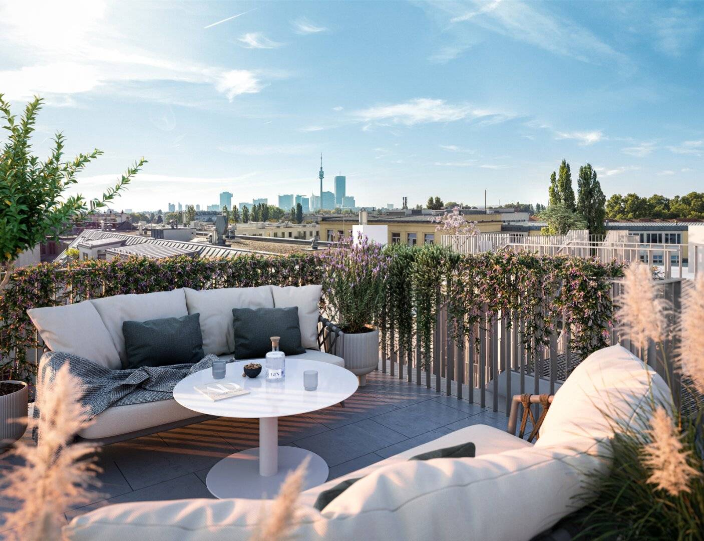 3-Zimmer-Wohnung mit Balkon & Terrassen