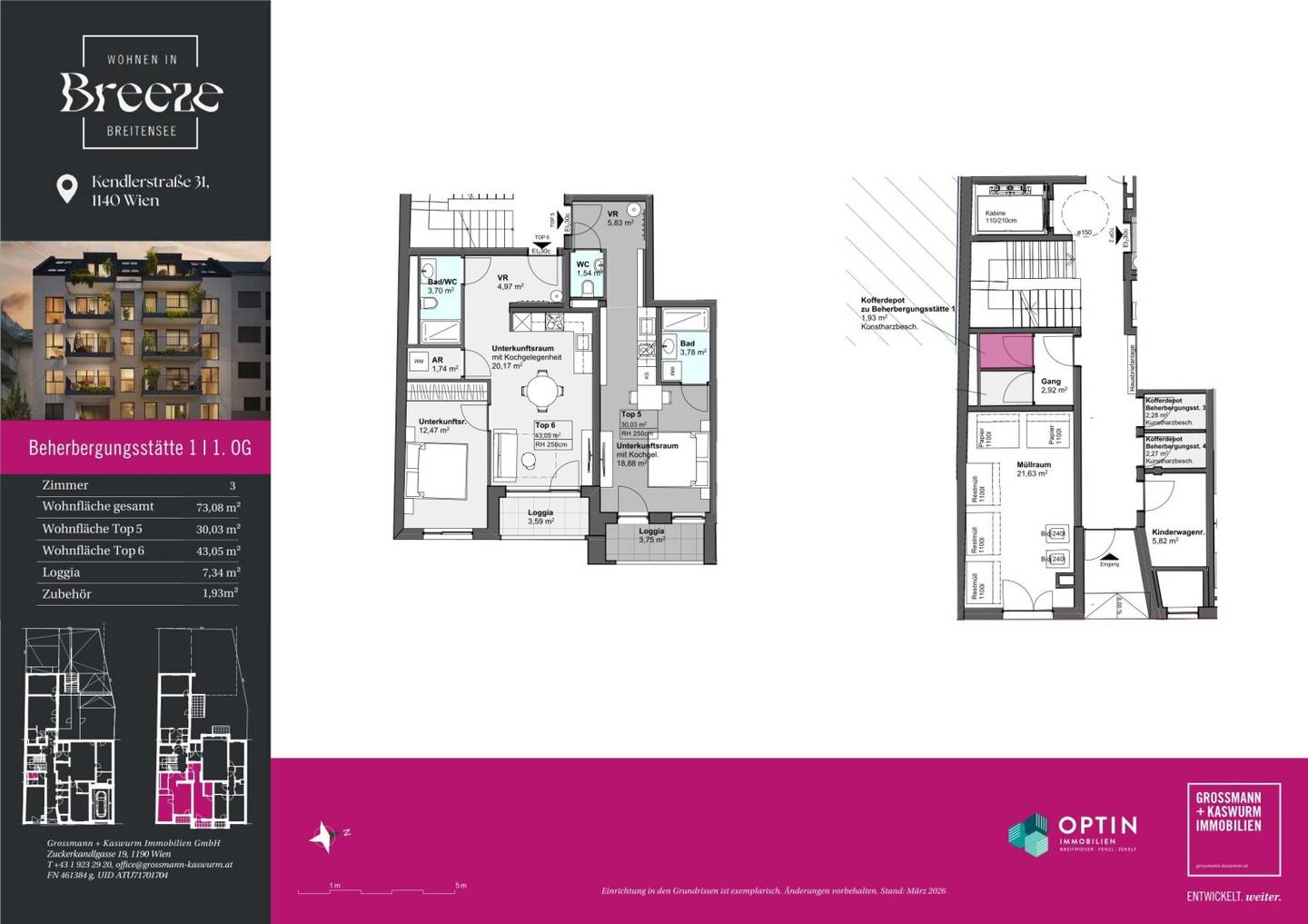 Neubau Wohnung Erstbezug mit Loggia
