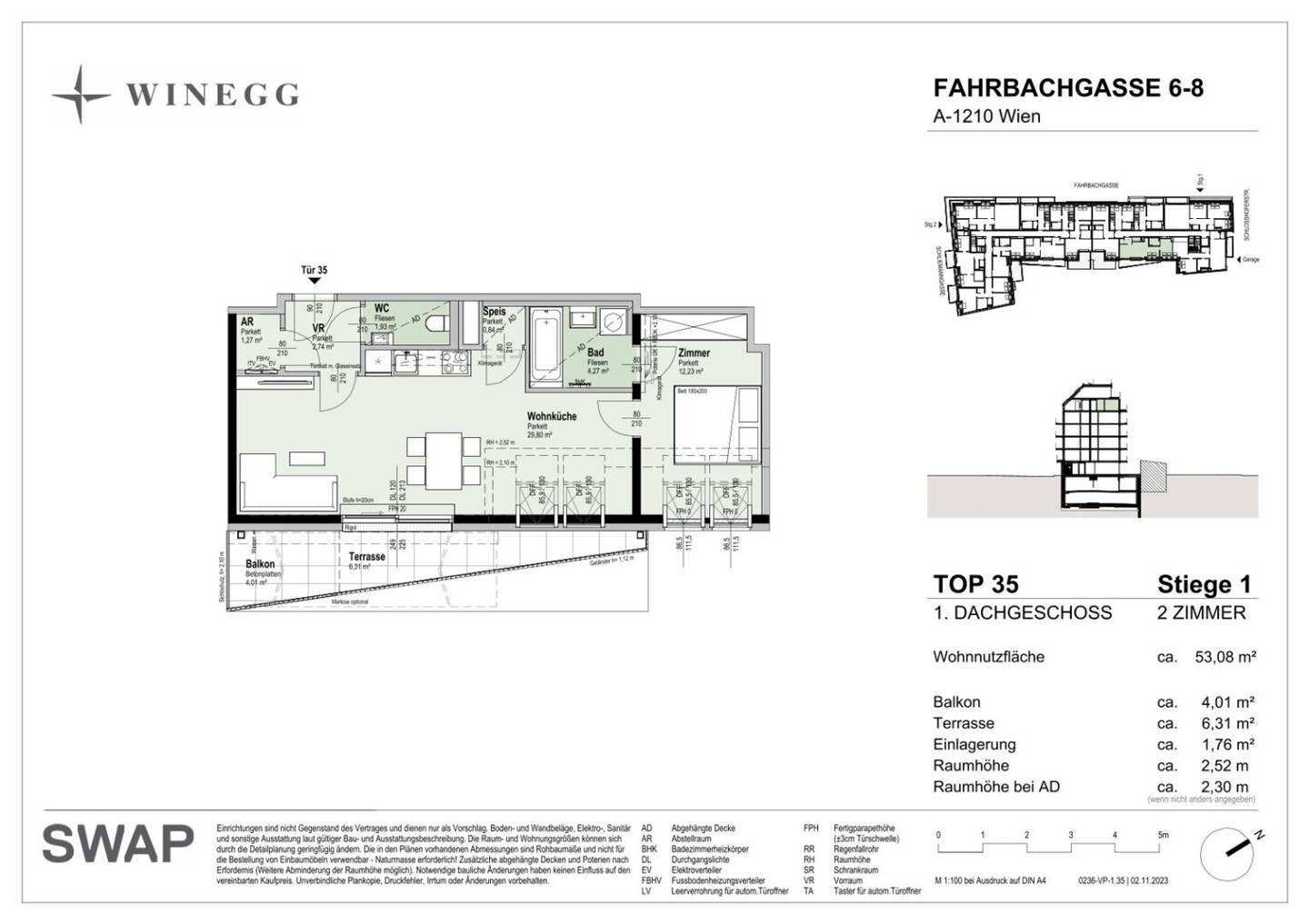 2-Room Apartment with Balcony in Floridsdorf