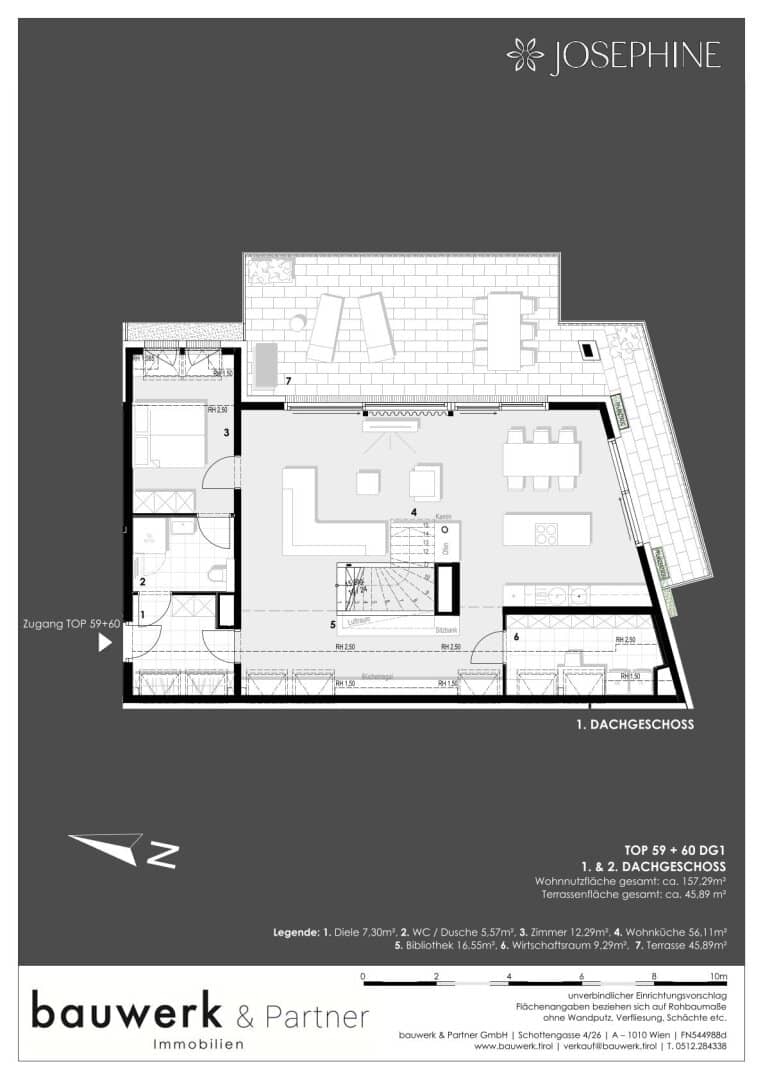 Apartment with terrace and Prater view