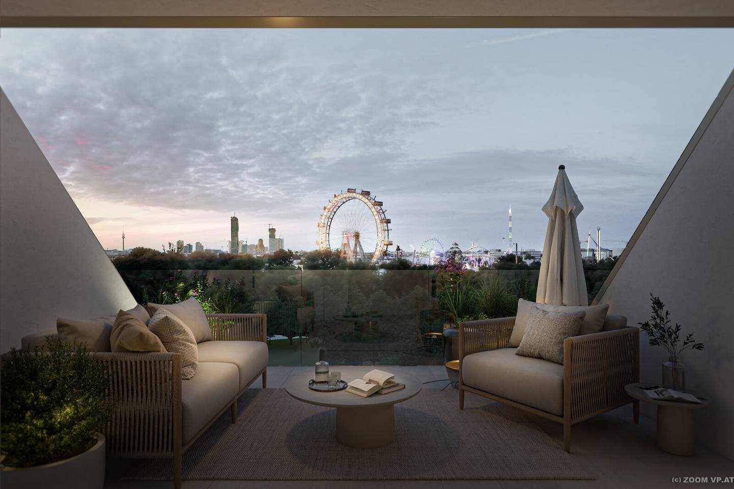 Apartment at Prater with balcony and Prater view