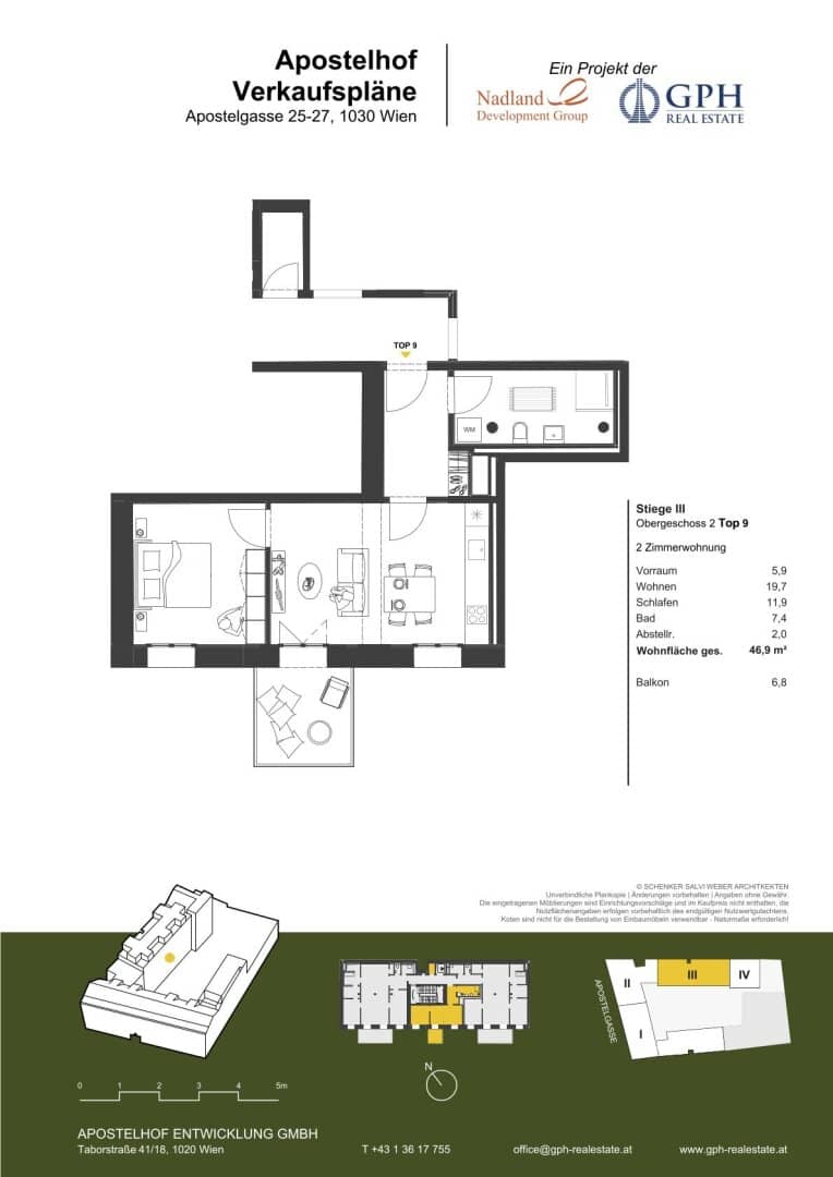 Wohnung im Apostelhof with balcony first occupancy