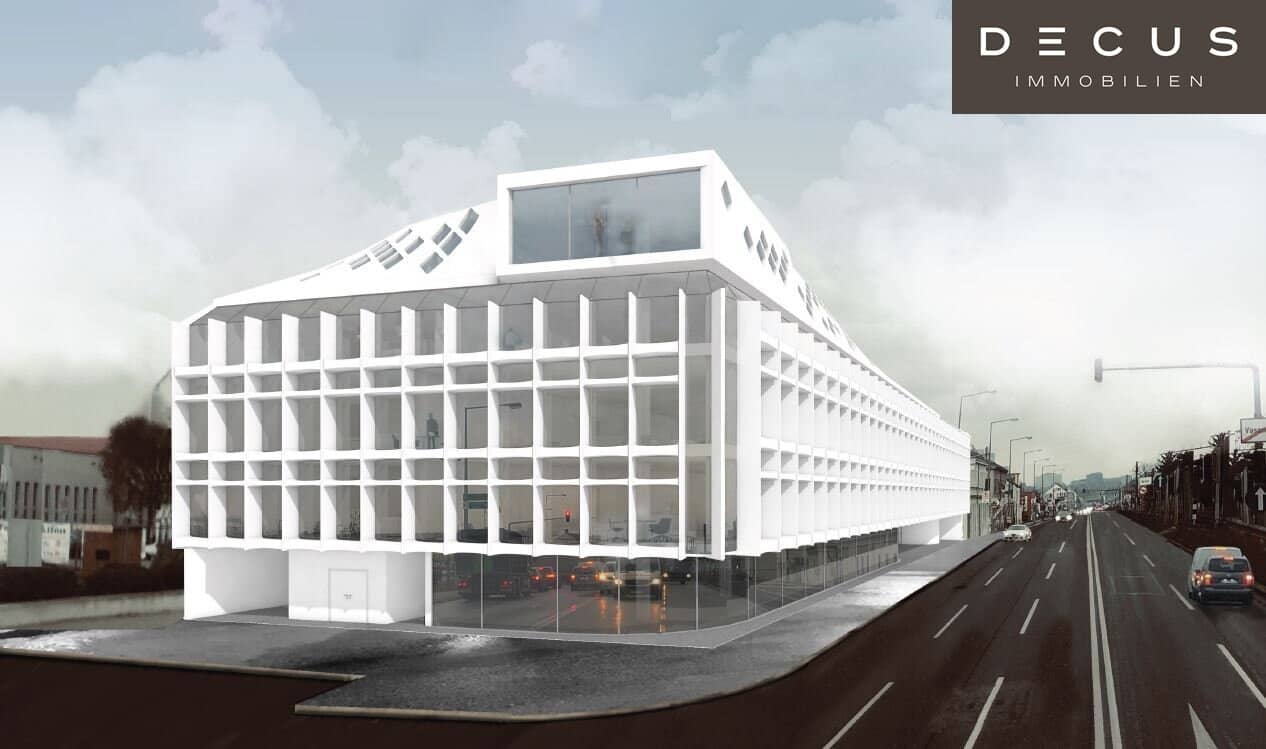 Property with building permit for an attractive office building