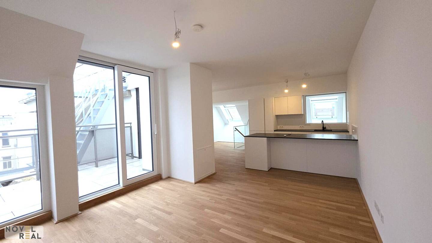 Attic apartment First occupancy Large terrace