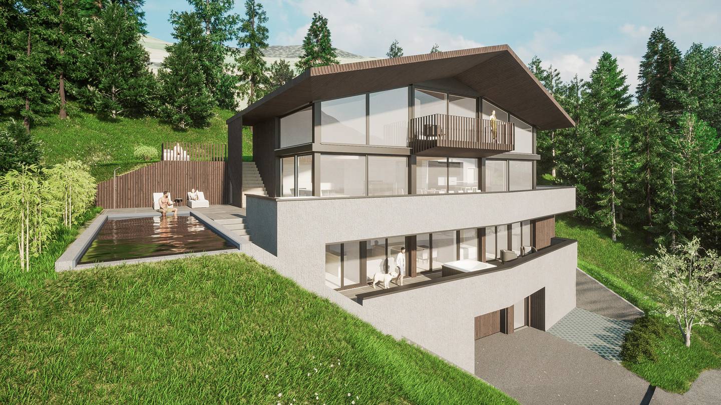 Grundstück mit Baugenehmigung für Luxusvilla Brixen