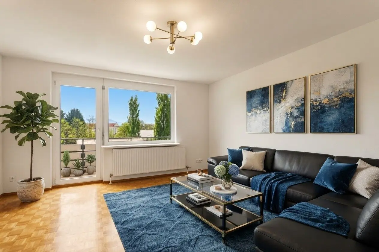 3-Room Apartment with Lake View in Lochau