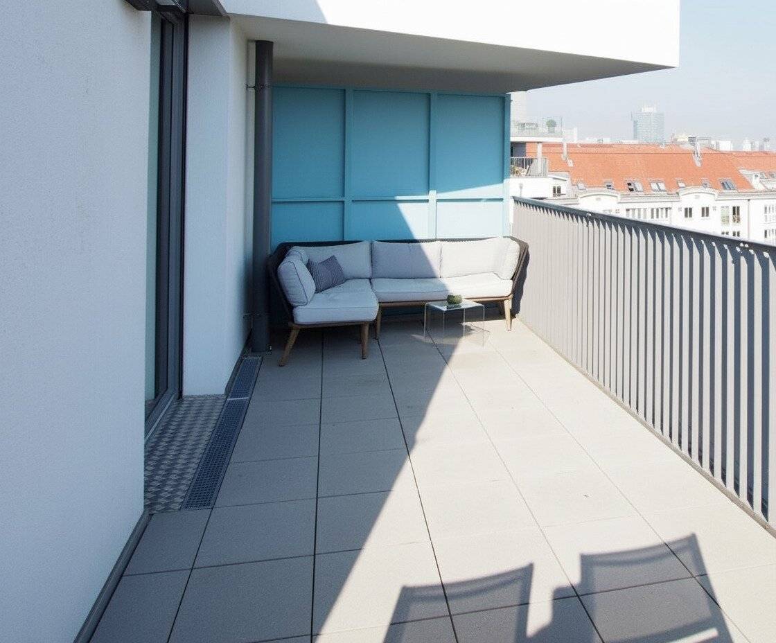 4-Zi-Dachgeschosswohnung Alte Donau
