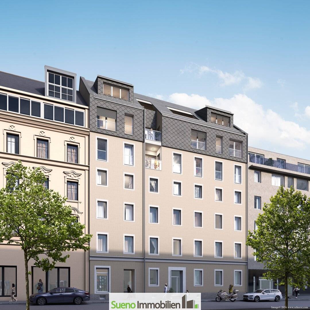 Maisonettewohnung top floor terrace city center