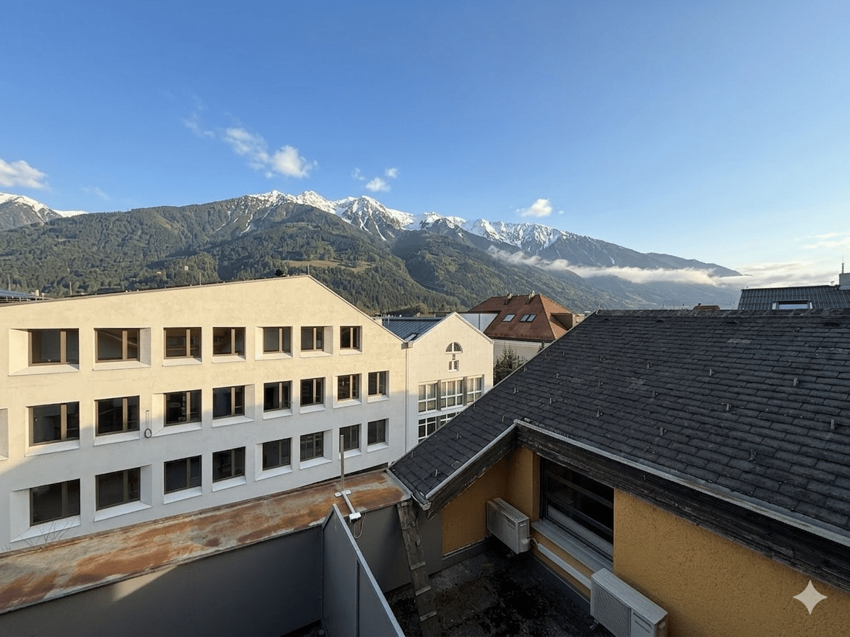 3-Room Apartment in Need of Renovation with Loggia and Underground Parking in Central Location