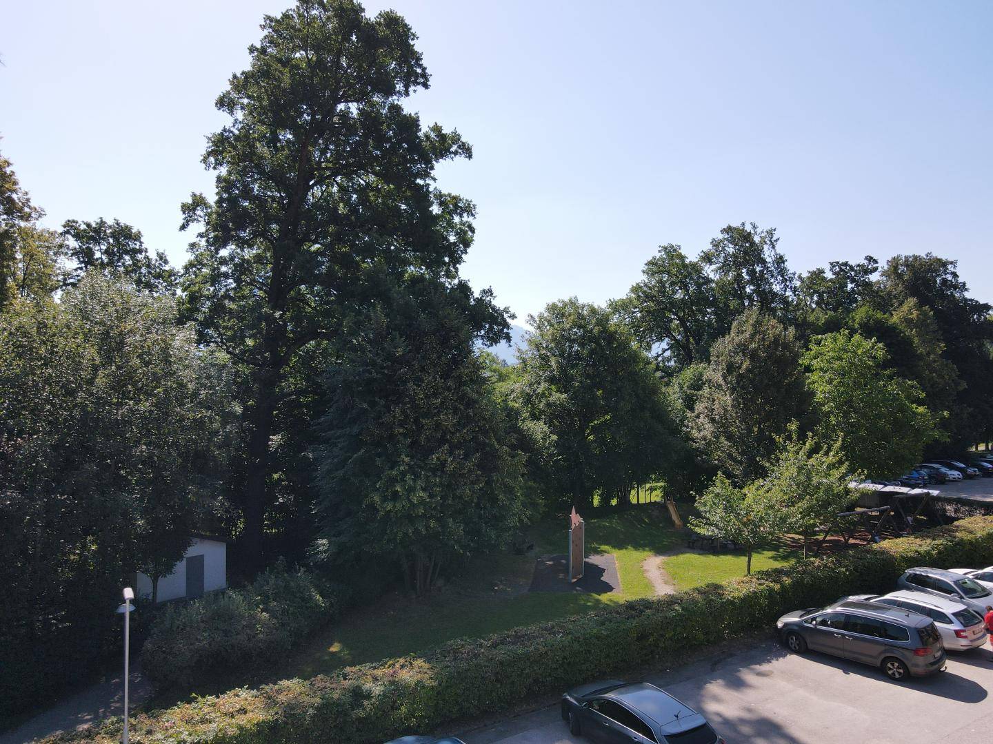 Aufnahme eingemessen auf Höhe der Loggia Top 17
