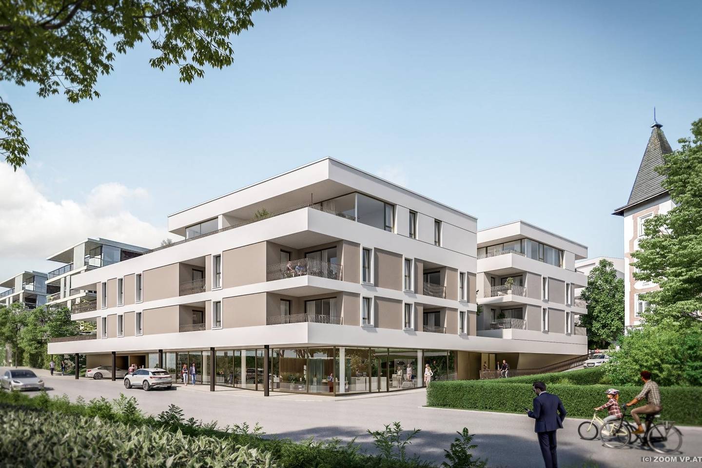 Neubau Wohnung am Traunsee Loggia nahe Schlosspark