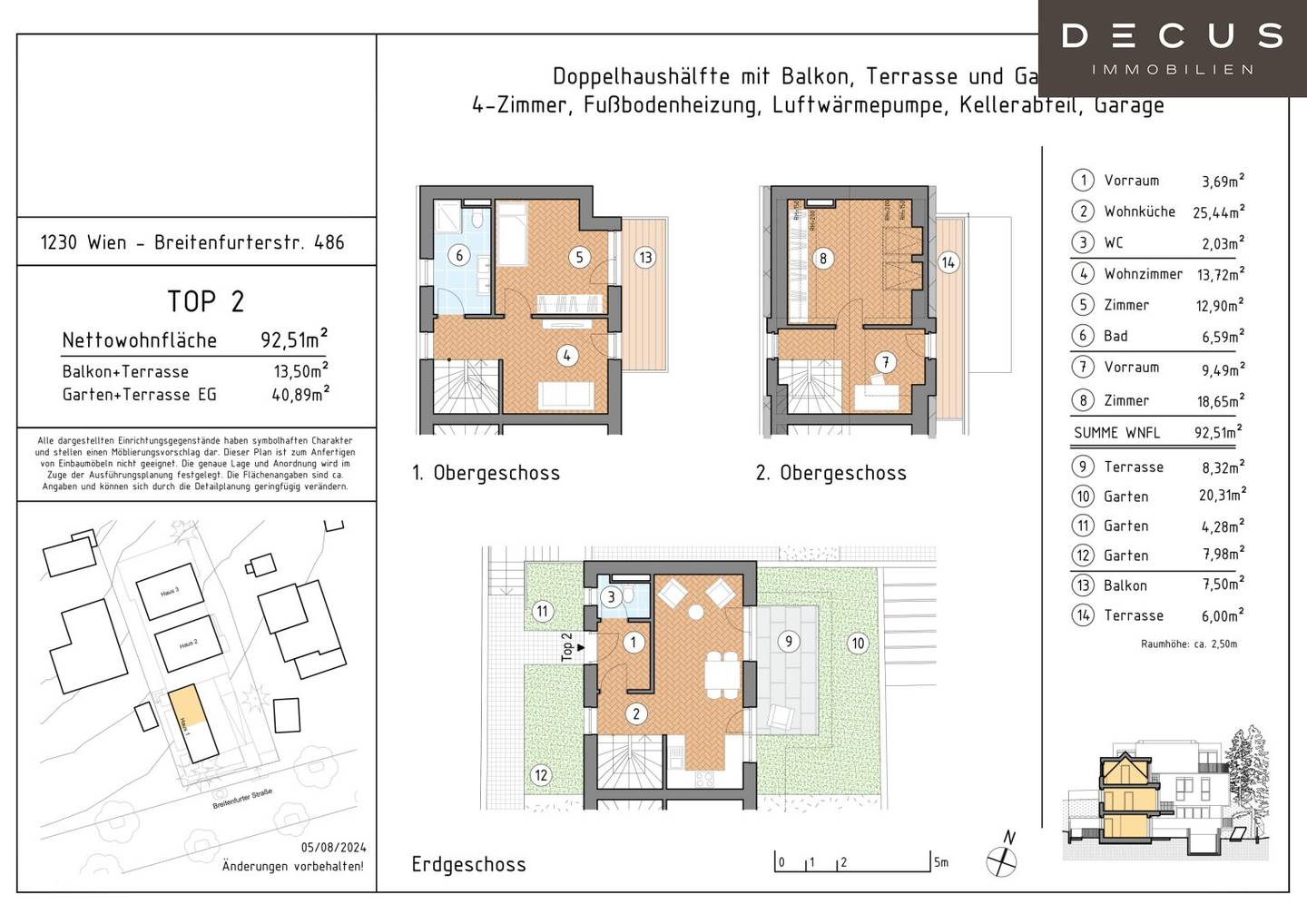 Semi-detached house in Rodaun, Vienna 23.