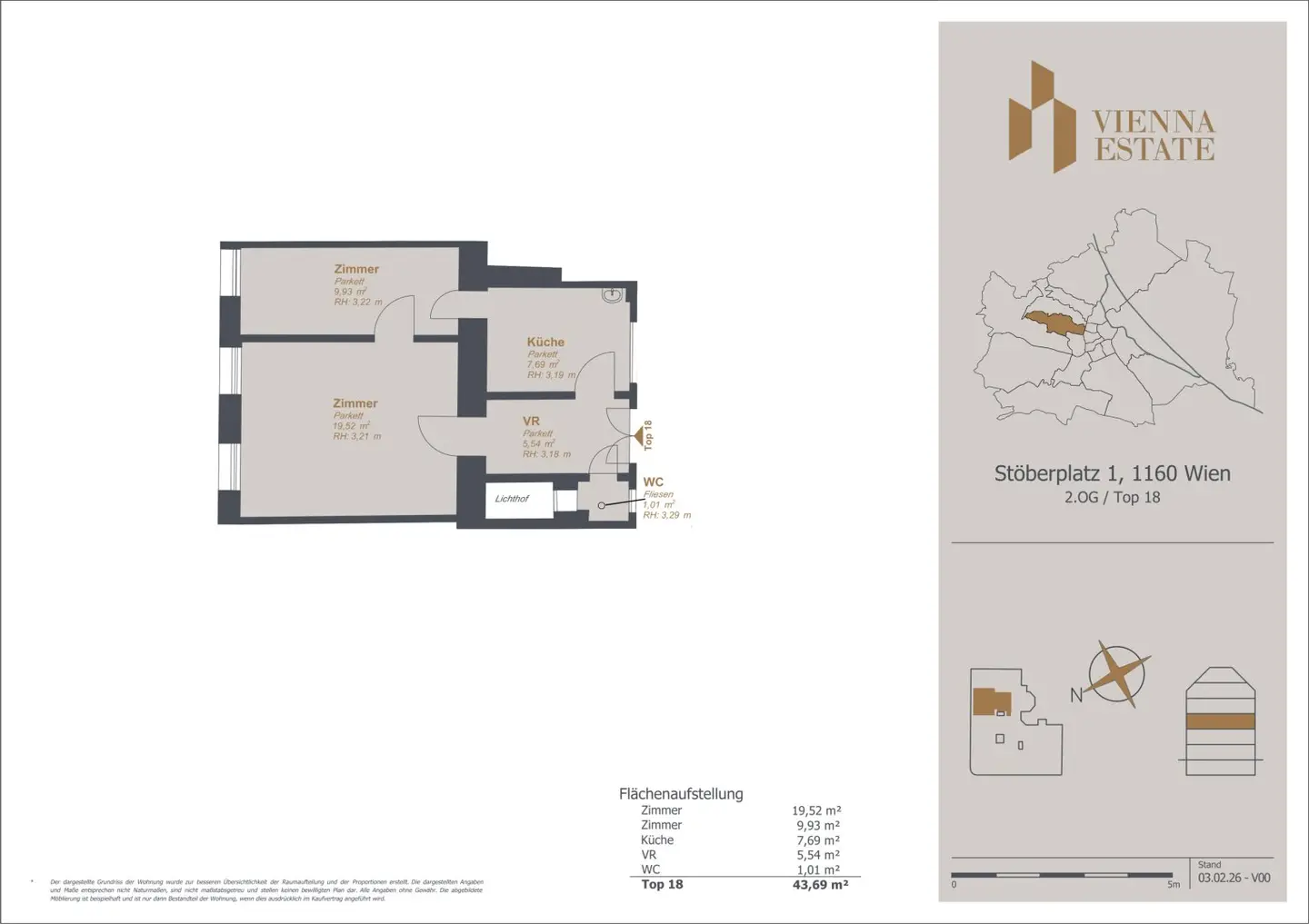 Wohnung Altbau mit hohen Räumen Stöberpark
