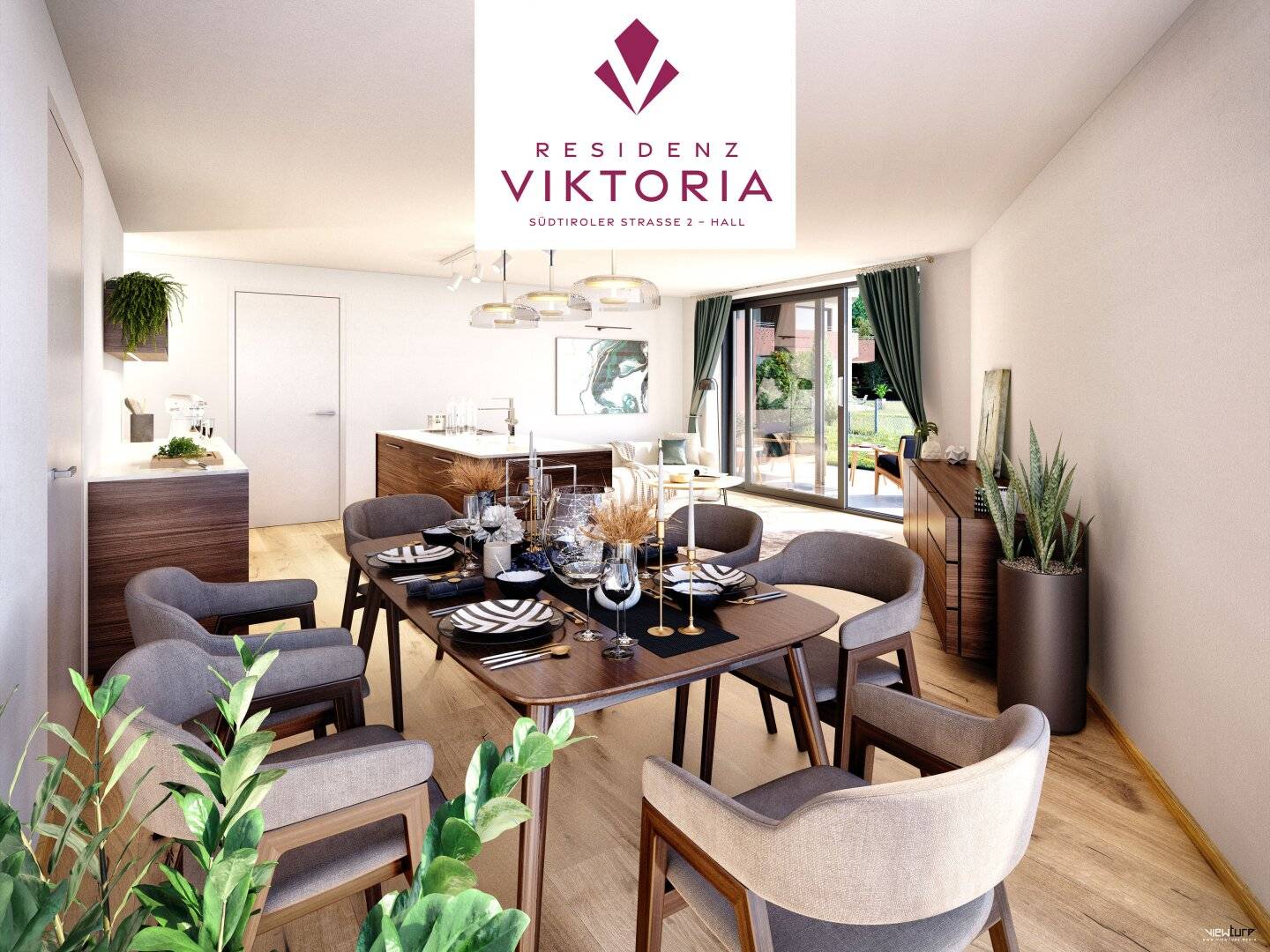 Centrally located new build apartment with underground parking
