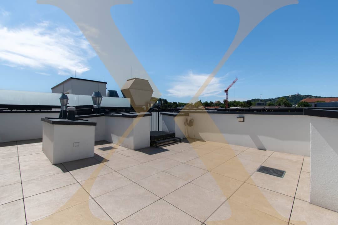 Maisonettewohnung roof terrace panoramic view