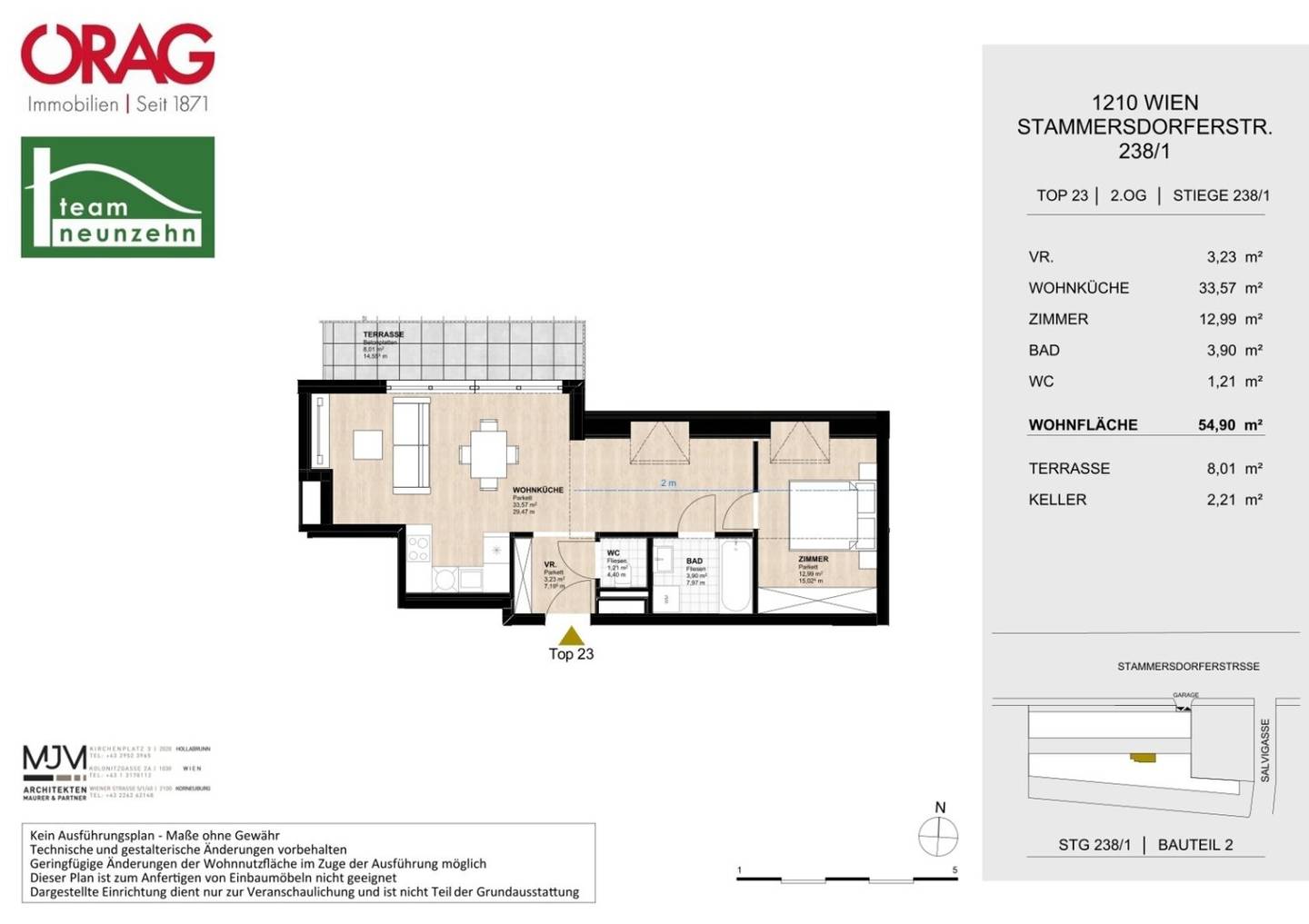 Apartment terrace in green setting near transit