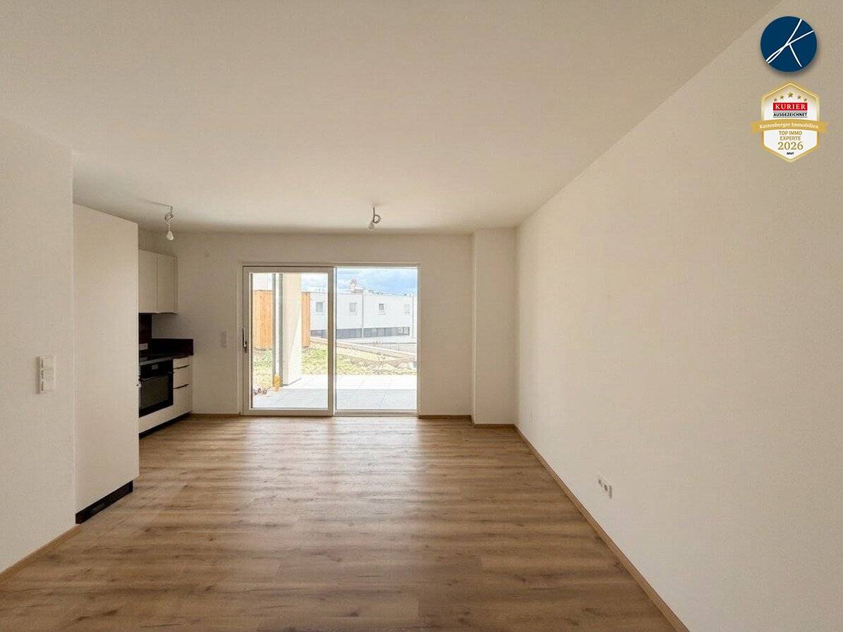 New build apartment with garden terrace