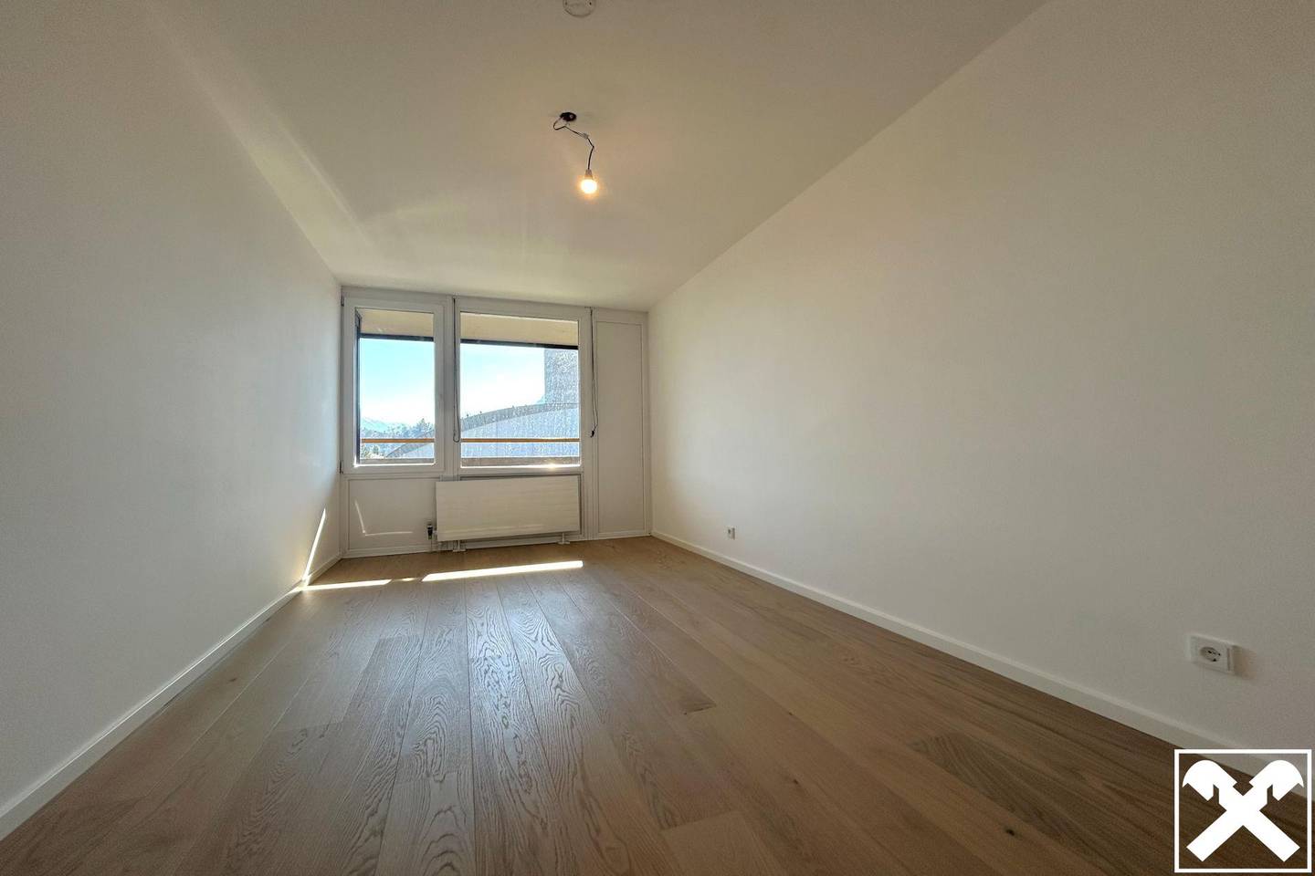 Renovated apartment with fortress view