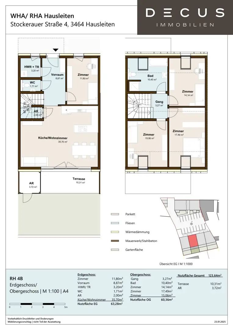 Miete mit Kaufoption – Reihenhaus in Hausleiten