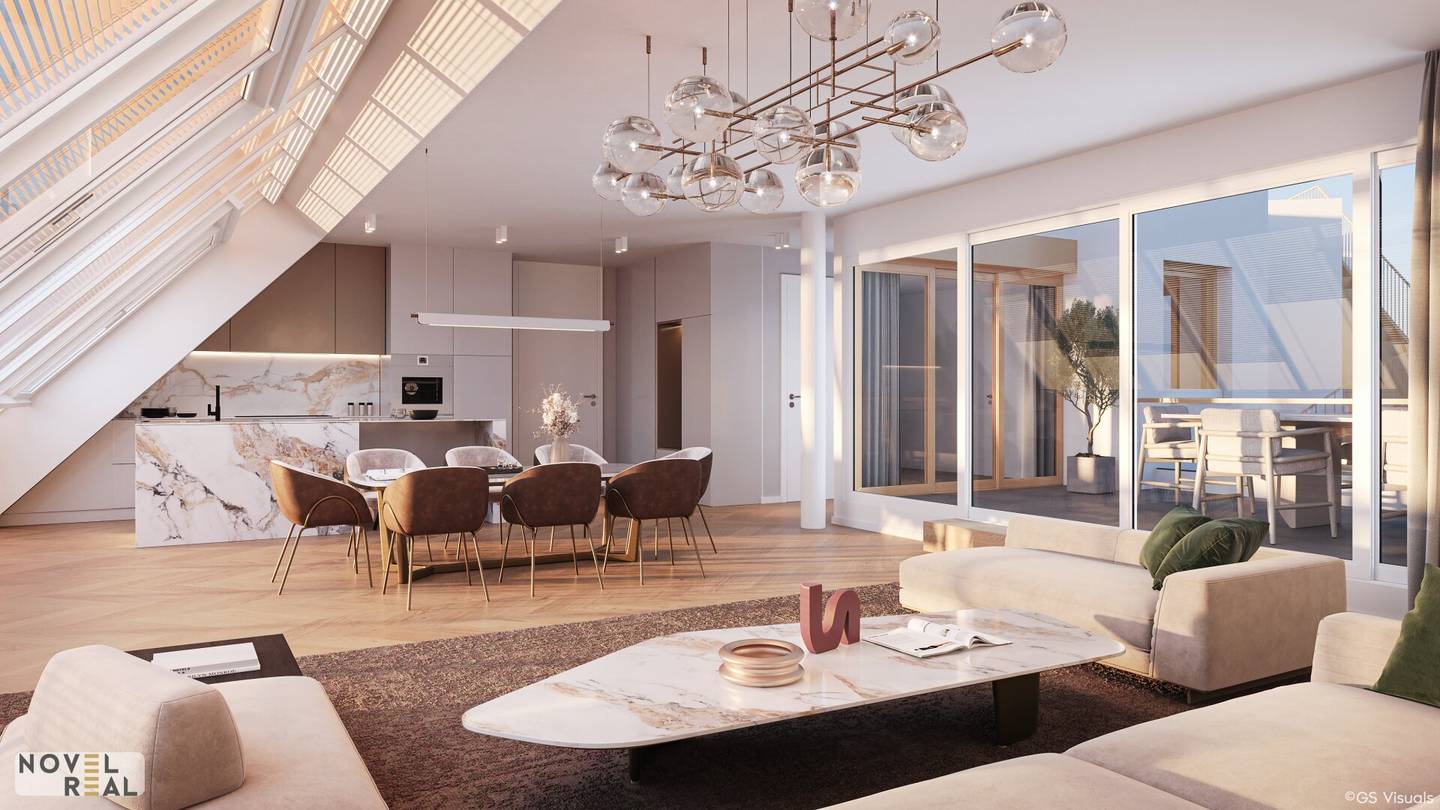 Apartment with panoramic view in Dornbach Kongresspark