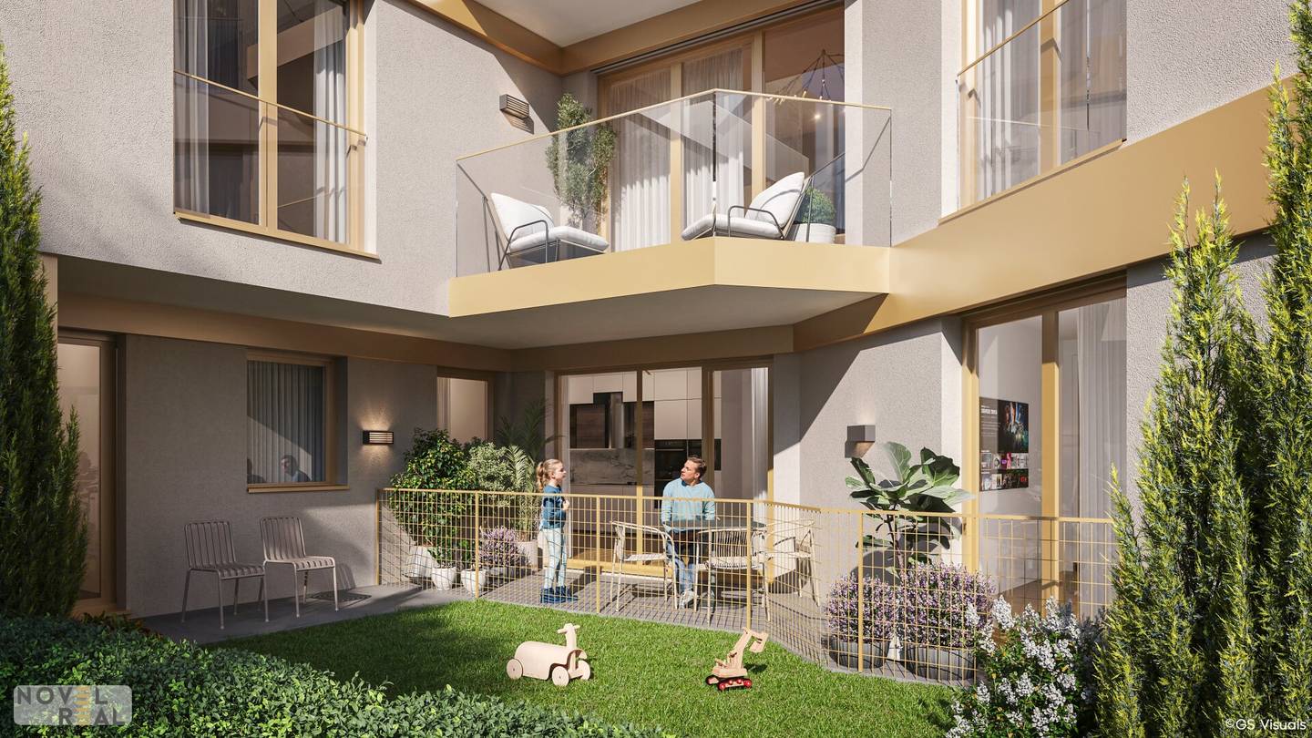 Wohnung Dornbach hofseitige Terrasse in Toplage