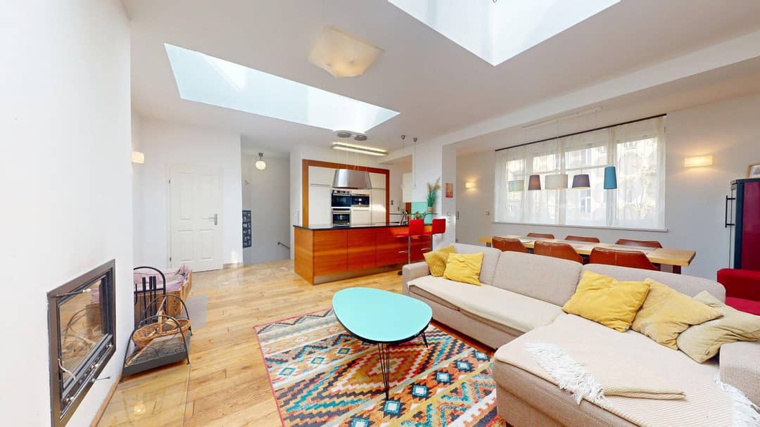 Maisonettewohnung mit Dachterrasse und Innenhoflage