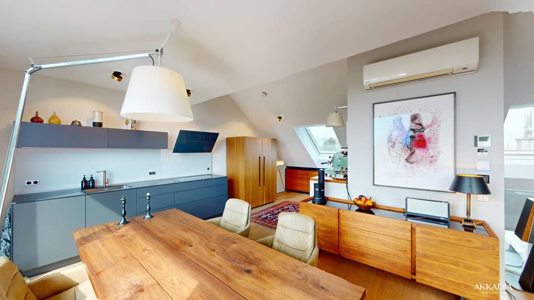 Charmantes Maisonette Penthouse mit Terrasse und Grünblick
