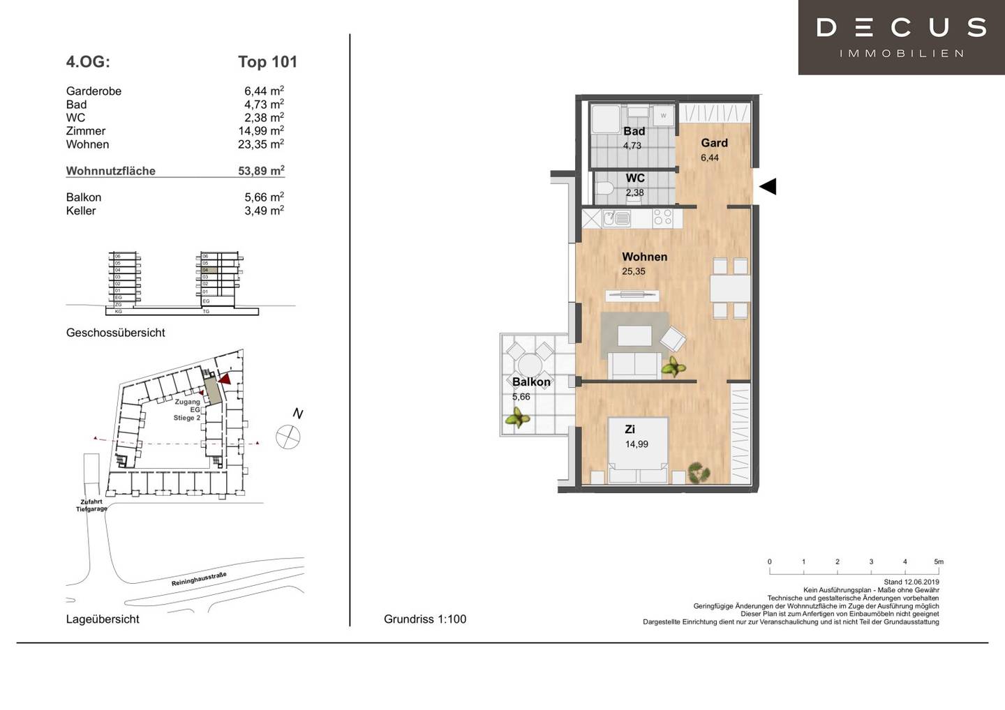 | AKTION 1. MONAT MIETFREI |  TOLLE 2 ZIMMER WOHNUNG | BALKON 4. | ETAGE | REININGHAUSPARK